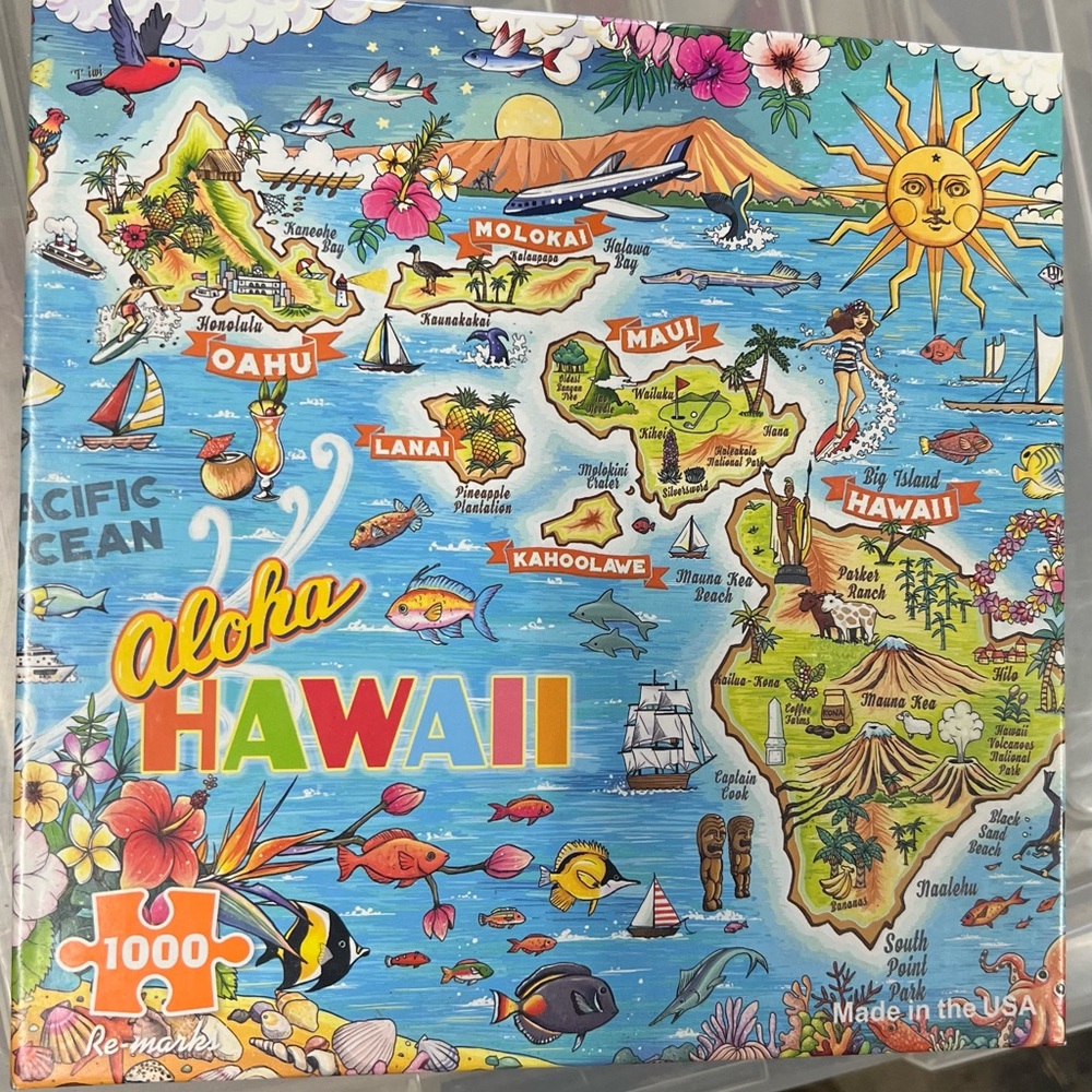 Re-marks Aloha Hawaii 1000 piece Puzzle